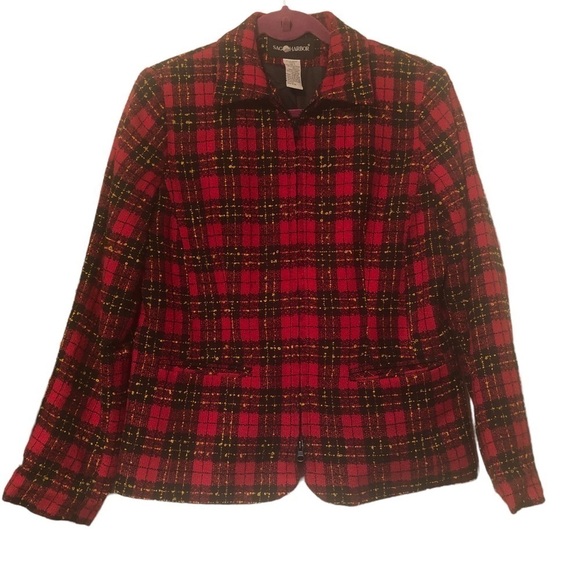 Sag Harbor Vintage Tweed Blazer - Picture 1 of 5